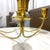 Mid-Century Quartet Brass Candelabra Taper Candle Holder For Sale - Image 4 of 6
