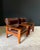 Brown Mid-Century Modern Lounge Chairs in Leather and Teak, 1960s, Set of 2 For Sale - Image 8 of 18