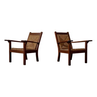 Worpsweder Armchairs by Willi Ohler, Germany, 1920s, Set of 2 For Sale