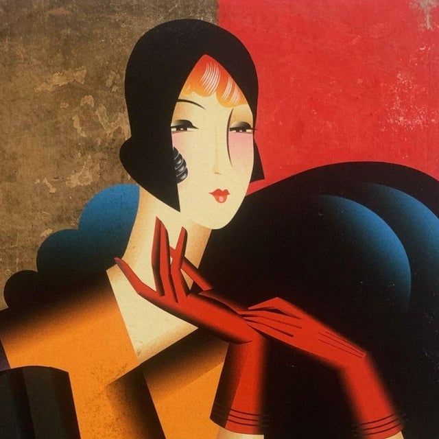 Danuta Dabrowska-Siemaszkiewicz, The Lady, Screen Print For Sale - Image 3 of 6
