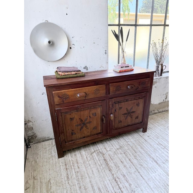 Folk Art Jam Cupboard from Savoyard, 1950s For Sale - Image 14 of 18