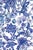 Chinoiserie Floral & the Frog Chinoiserie Grasscloth Wallpaper by House Party | Azure Blue | 6 Yards For Sale - Image 3 of 7