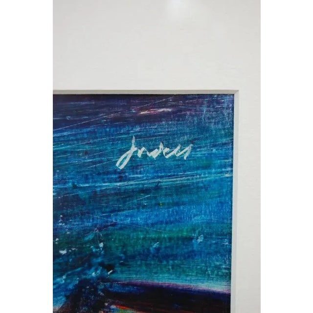 1950s Vintage Original Abstract Pastel Artwork by Swedish Artist Ivan Jordell. For Sale - Image 5 of 8