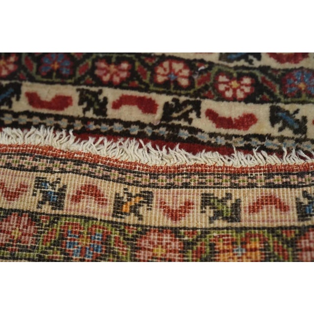 Traditional Antique Mohajeran Sarouk Rug 1'10'' x 2'9'' For Sale - Image 3 of 12