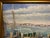Original Framed Impressionist Oil Painting of Rhode Island Fishing Port by John Dawson for your consideration. The framed...