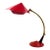 Mid Century Red Desk Lamp, Stilux Milan Italy 1960 Ca. For Sale