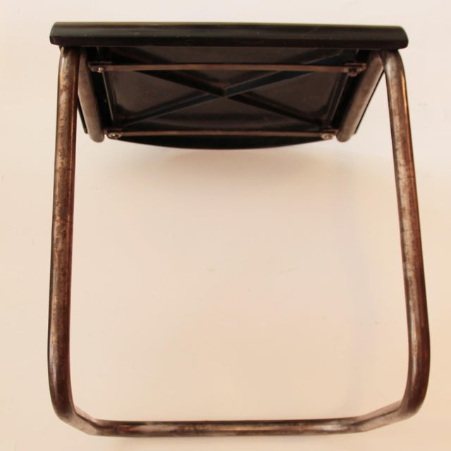 Mid-Century Modern French Art Deco Bakelite Stool, 1930s For Sale - Image 3 of 9
