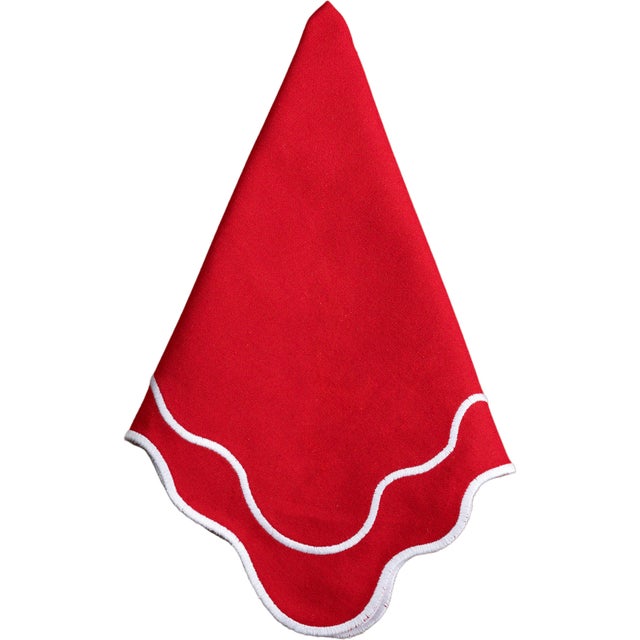 Our red and white napkins are both festive and fun! These place mats will carry you from holiday entertaining to summer...
