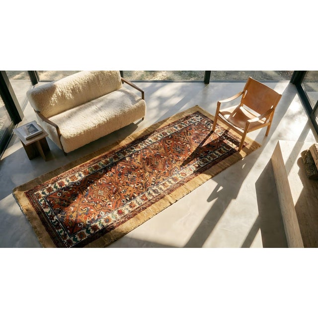 19th Century Persian Serab Runner Carpet ( 3'2" x 15'6" - 97 x 472 ) For Sale - Image 13 of 13