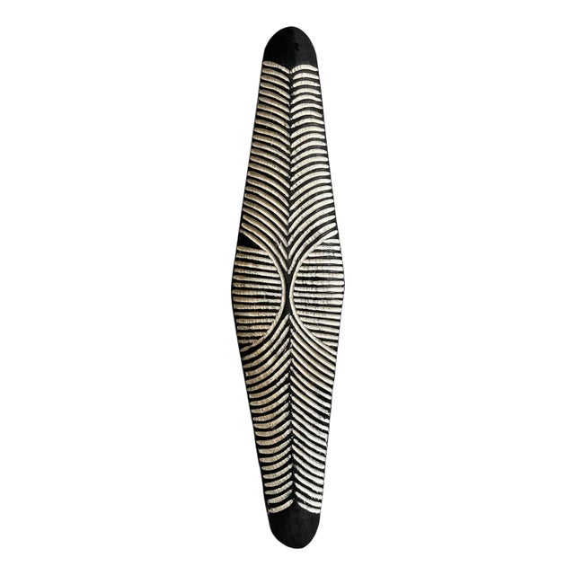 Zulu Elongated Vintage Shield Wall Art For Sale