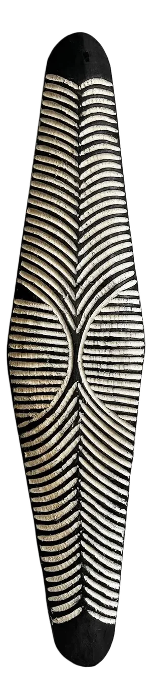 Zulu Elongated Vintage Shield Wall Art
