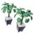 Vintage Pair Miniature Tole Palm Tree Sculptures For Sale - Image 4 of 10