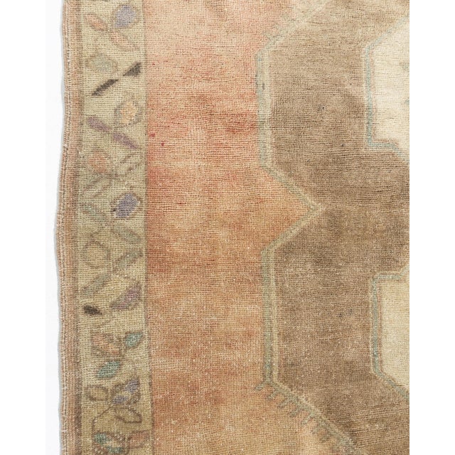 Vintage Circa 1940 Turkish Oushak Area Rug 5'1 X 9'5 For Sale In New York - Image 6 of 10