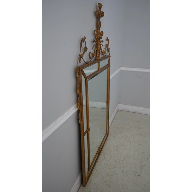 Age: Approx: 25 Years Old Details: Beveled Glass Panels High Quality Construction Large Impressive Mirror Nive Gold Gilt...