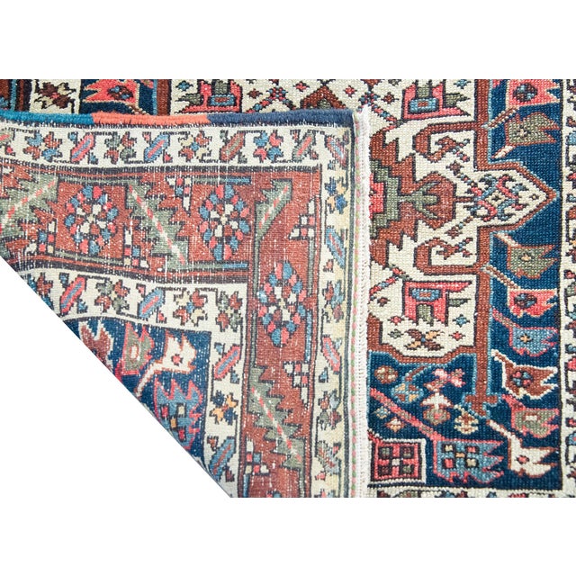 Early 20th Century Persian Heriz Rug For Sale - Image 18 of 18
