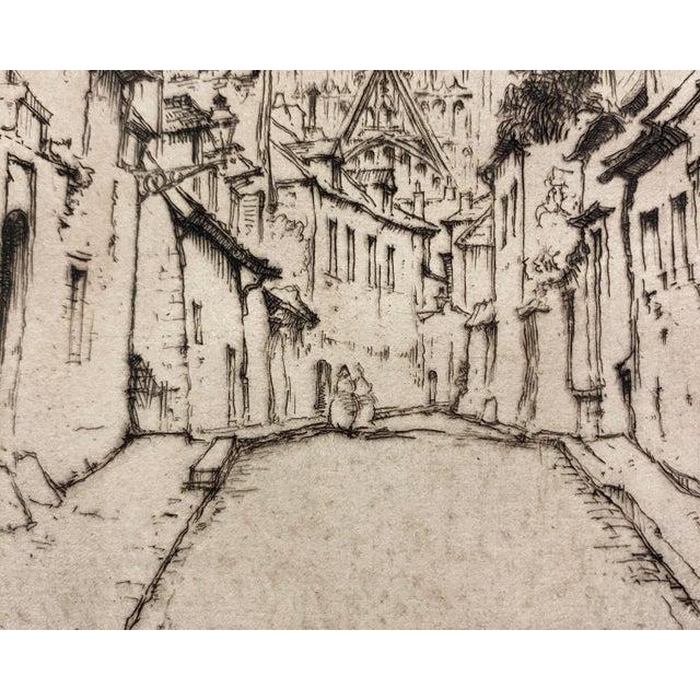 Ernest D. Roth Signed Etching “St. Pierre, Beauvais” French Gothic Cathedral Art For Sale In San Francisco - Image 6 of 12
