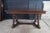 Wood Antique Jacobean Revival Barley Twisted Scissor Leaf Trestle Dining Table For Sale - Image 7 of 14