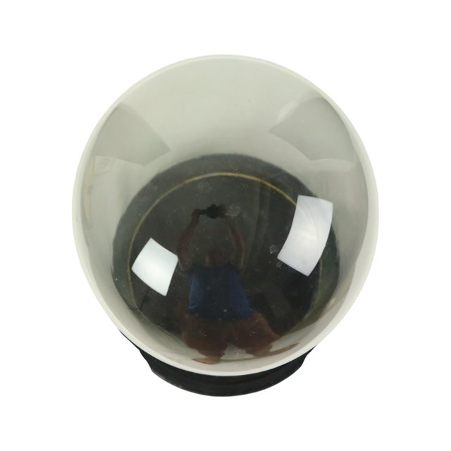 Large Antique Mouth-Blown Glass Dome, 1890s For Sale - Image 3 of 14