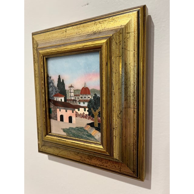 Mid 20th Century Mid Century Scarpelli Pietra Dura Miniature Florence Cathedral Duomo Di Firenze For Sale - Image 5 of 6