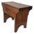 Early American Primitive Wooden Stool or Bench, 19th Century For Sale