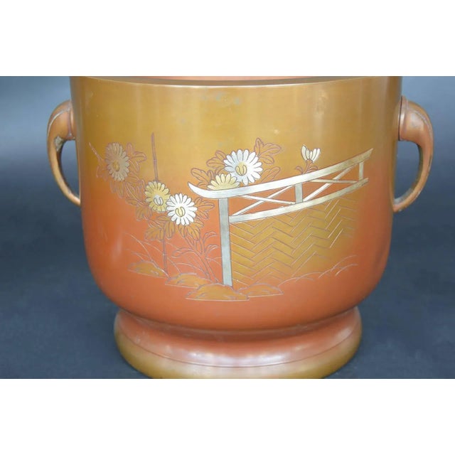 Japanese Pair of Japanese Planters For Sale - Image 3 of 4