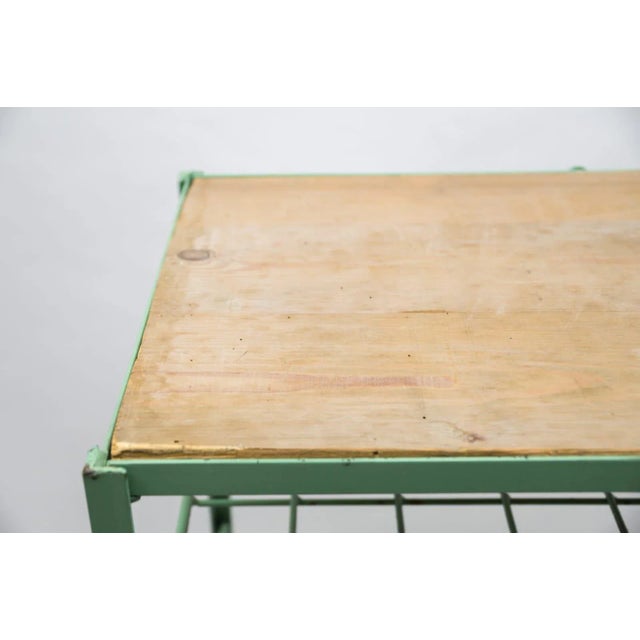 Industrial Boltless Shelving in Metal Steel with Seven Shelves, 1950s For Sale - Image 6 of 10