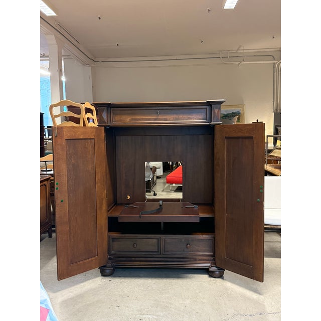 Brown Polo by Ralph Lauren Media Center Armoire For Sale - Image 8 of 12