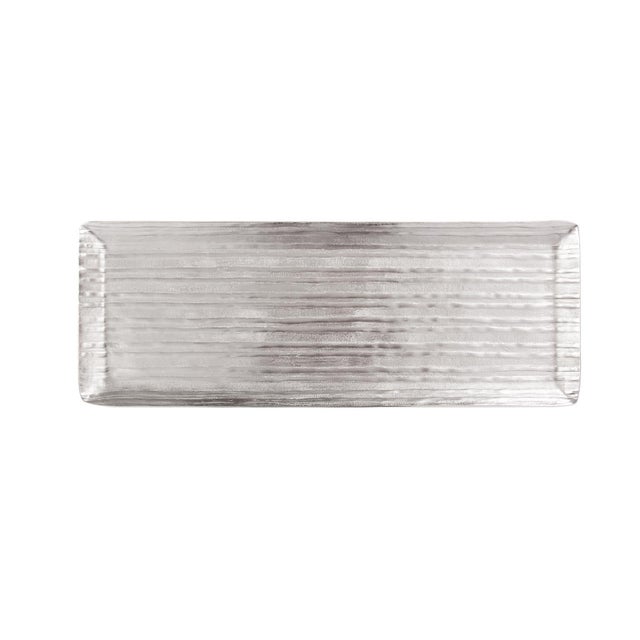 2020s Chiseled Silver Tray- Large For Sale - Image 5 of 8