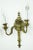 Mid 20th Century Restored Pair of Mid 20th Century French Torch Brass 2 Arm Wall Sconces For Sale - Image 5 of 12
