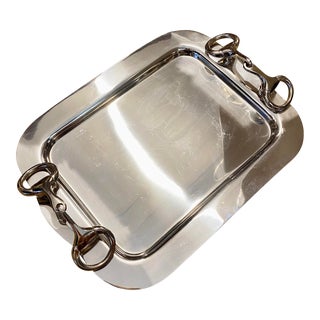 Polo Style Horse-Bit Handles Tray For Sale