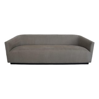 Restoration Hardware 1950s Italian Shelter Arm Sofa For Sale