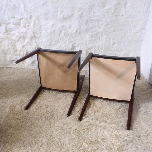 Scandinavian Style Dining Chairs, France, 1960s, Set of 4 For Sale - Image 16 of 17