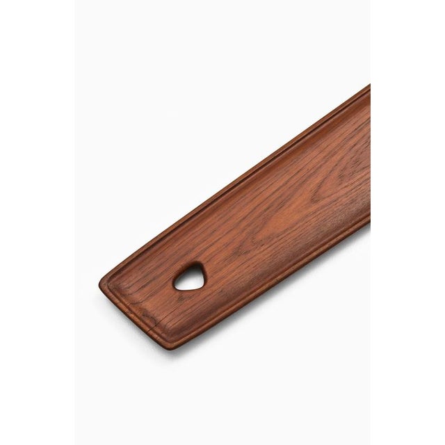 Large Tray in Teak attributed to Johannes Aasbjerg, 1950s For Sale - Image 3 of 6