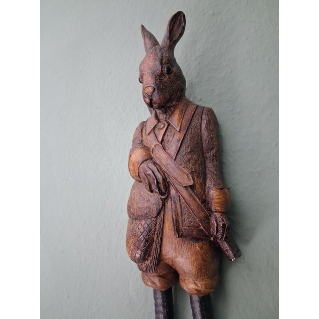 1980s Black Forest Hunting-Wall Rabbit, 1980s For Sale - Image 5 of 6
