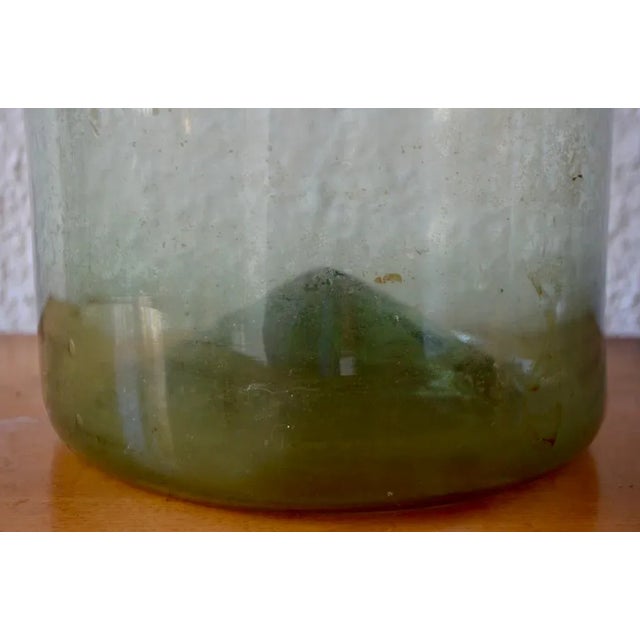 Green Antique French Bottle For Sale - Image 8 of 14