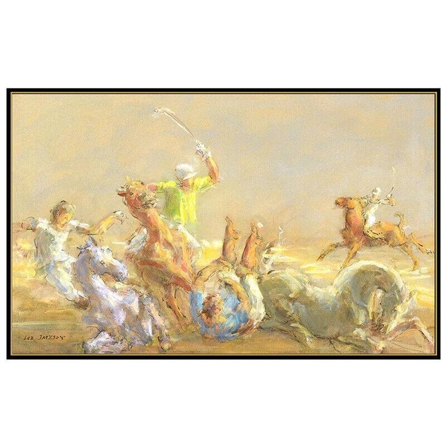 Message us to inquire about custom framing options! (Included for free with every purchase) The artwork here, "Polo...