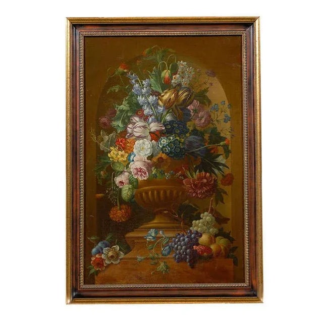 Swedish 1780s Floral Painting in the Manner of Paulus Theodorus van Brussel For Sale - Image 11 of 11