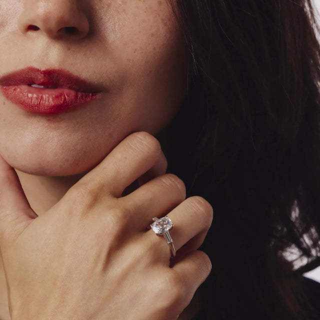 1960s Mid Century Gia 1.56 Carat Cushion Cut Diamond Engagement Ring, Size 6 For Sale In Los Angeles - Image 6 of 8