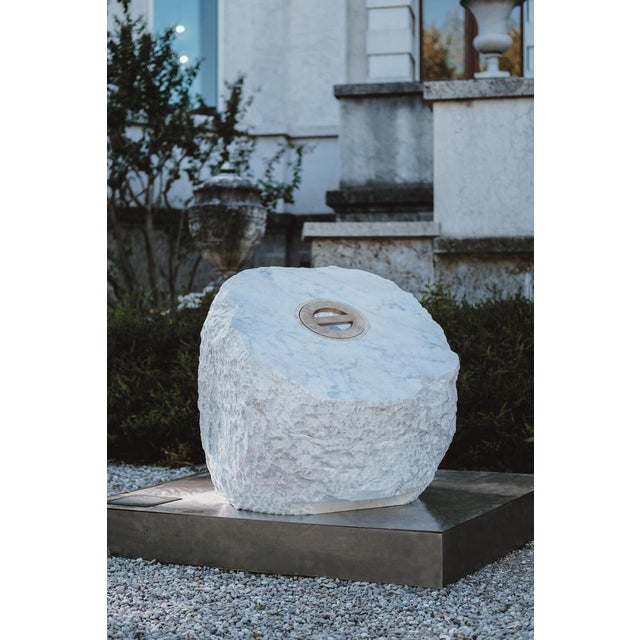 Stone Kinetic Lamp by Jan Garncarek For Sale - Image 6 of 8
