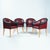 Animal Skin Leather and Beech Sinan Armchairs from Poltrona Frau, Italy, 1980s, Set of 4 For Sale - Image 7 of 18