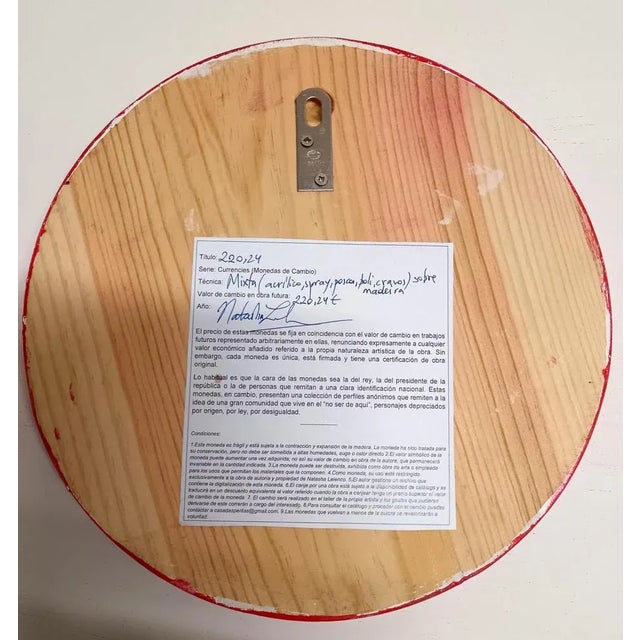 Natasha Lelenco, Currency #165, 2023, Mixed Media For Sale - Image 4 of 8