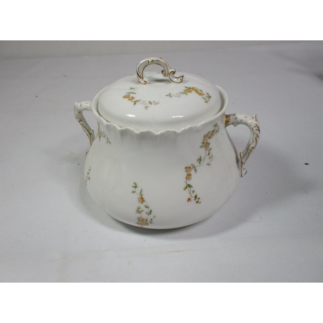 1940s Haviland Limoges Porcelain Tea Service - 3 Pc For Sale - Image 6 of 11