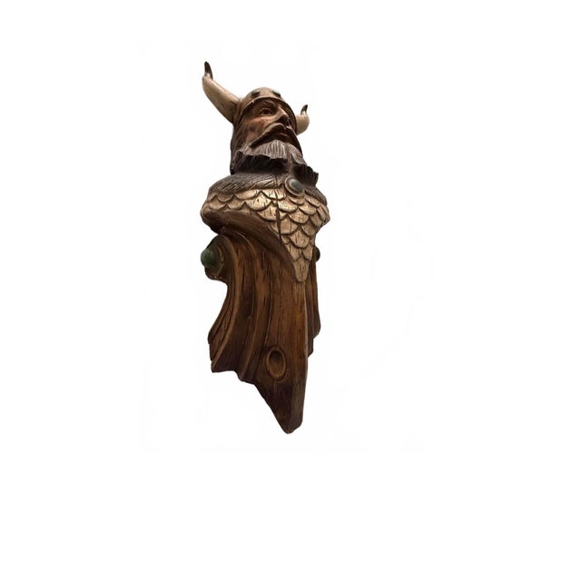 Vintage 1960s Viking Ships Longship Bust Sculpture For Sale - Image 9 of 12
