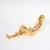 Mid-Century Gold-Plated Ceramic Sculpture of a Reclining Man Signed Jaru For Sale - Image 10 of 14