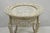 Vintage French Renaissance Walnut Gray Distress Painted Cherub Coffee Table For Sale - Image 15 of 18