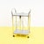 Vintage Metal Serving Trolley, 1960s For Sale - Image 10 of 10