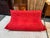 Michel Ducaroy for Ligne Roset Toga Sectional in Alcantara Goya Red, Set of Four For Sale - Image 18 of 18