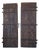 Rustic Antique Doors With Hand Forged Iron Elements For Sale