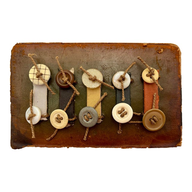 Vintage Art Brut Assemblage – Abstract Modernist Mixed-Media Artwork Collage For Sale