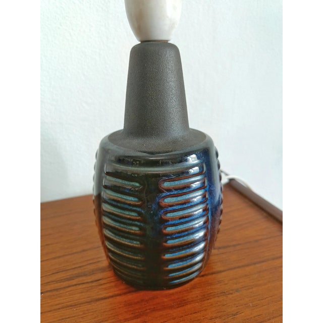 Danish Ceramic Table Lamp from Søholm, 1960s, in Flawless conditions. Designed 1950 to 1959 This piece has an attribution...